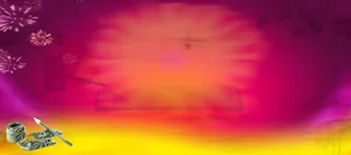 中国风 烟火 电商Banner背景高清