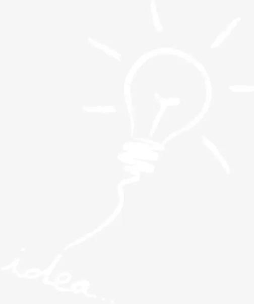 白色灯光招聘海报免抠