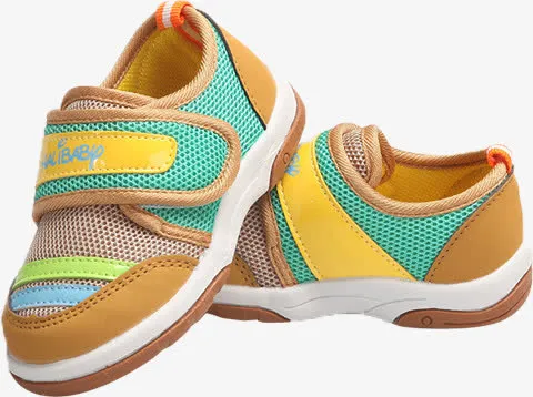 春季清新黄色童鞋免抠