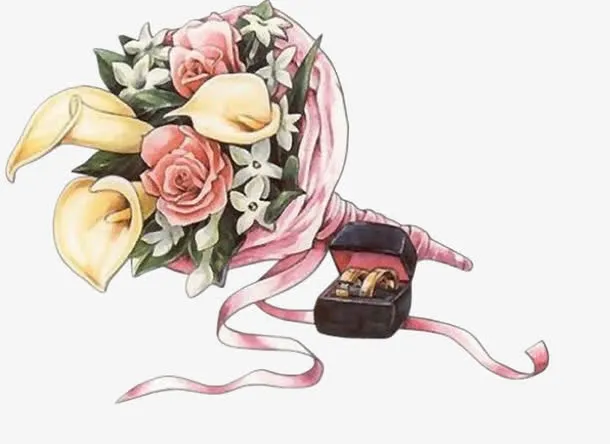 一束鲜花免抠