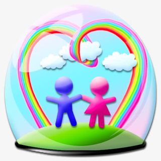 水晶卡通乐园图标下载免抠