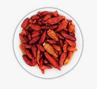 一盘子干辣椒图片免抠