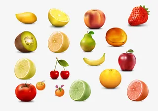 草莓苹果樱桃西红柿大集合免抠