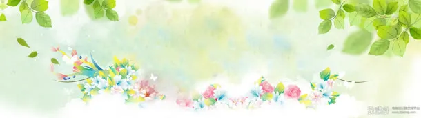 浪漫梦幻式承接页免抠