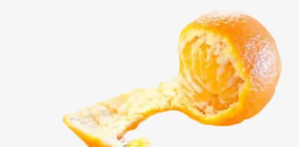剥开了的橘子免抠