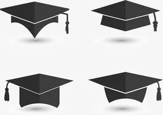 博士帽图标免抠