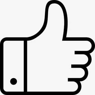 拇指向上中风图标免抠