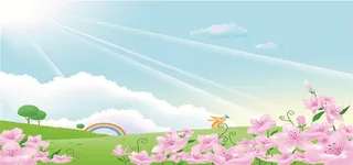 卡通画背景高清