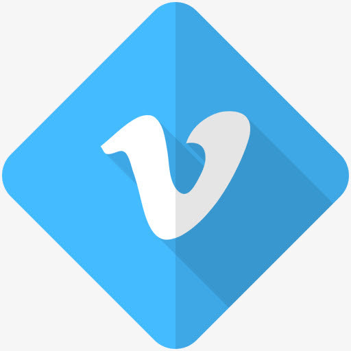 标志电影网络社会视频Vimeo免抠