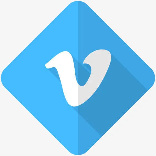 标志电影网络社会视频Vimeo免抠
