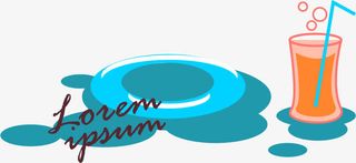 夏季海报主题素材免抠