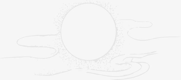 银色云层中的月亮中秋免抠