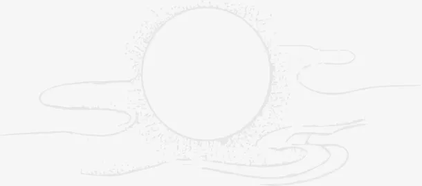 银色云层中的月亮中秋免抠
