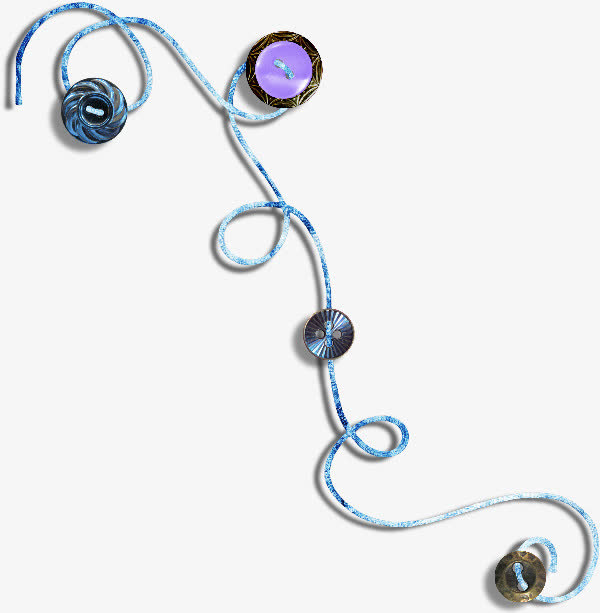 绳索纽扣漂浮免抠