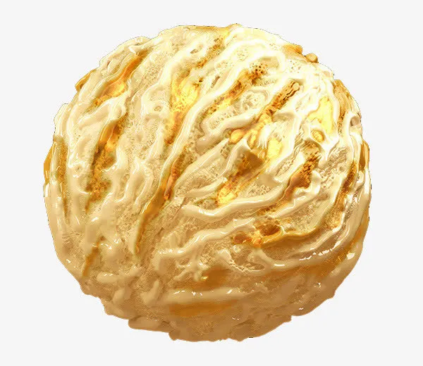 手绘香草冰淇淋免抠