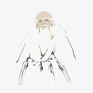 仙风道骨道家老子免抠