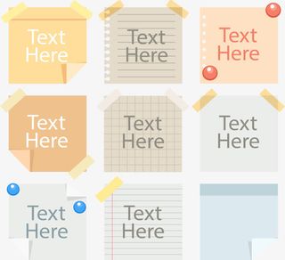 办公用便利贴免抠