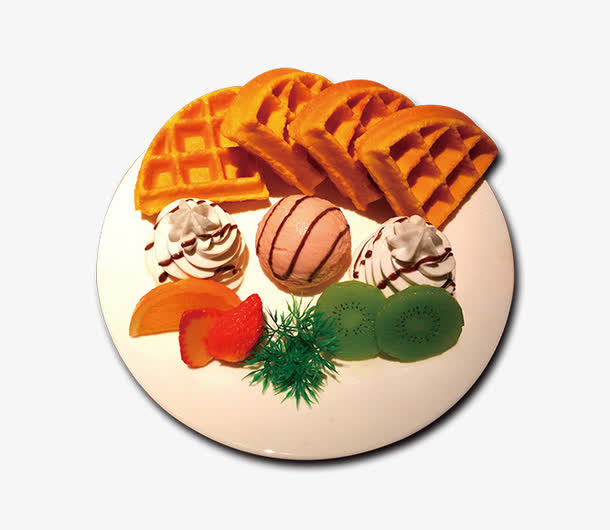 松饼拼盘免抠