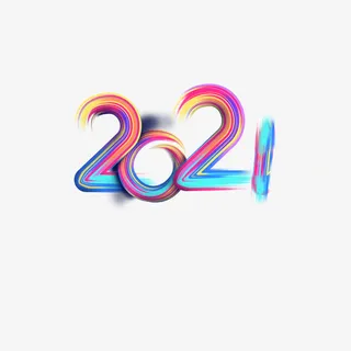 2021艺术字元素免抠字体元素