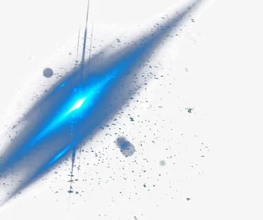 蓝色的炫光免抠