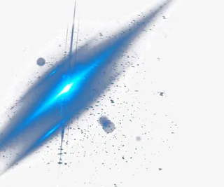 蓝色的炫光免抠