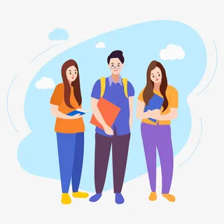 大学生开学免抠