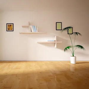 简约书架地板盆栽家居背景高清
