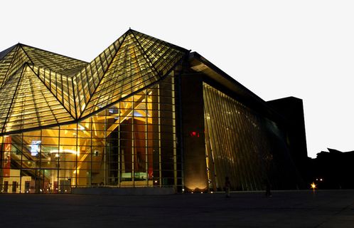 音乐厅夜景免抠