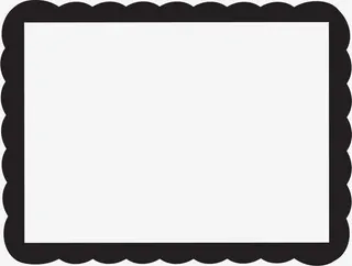 边框剪影卡通相框图片免抠