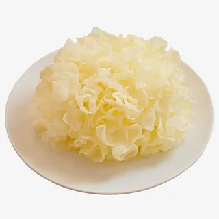 盘子装着银耳免抠