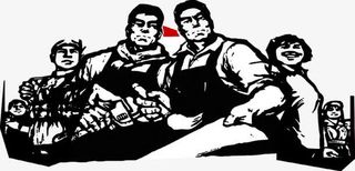 手绘人命群众免抠