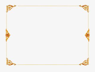 欧式花纹边框免抠