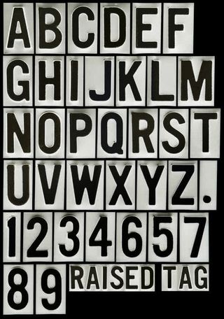 英语字母与数字免抠