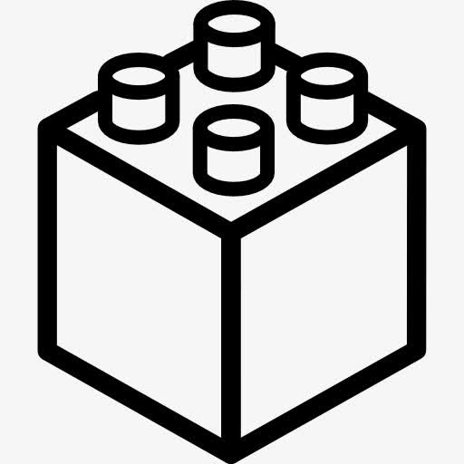 乐高立方或平方图标免抠