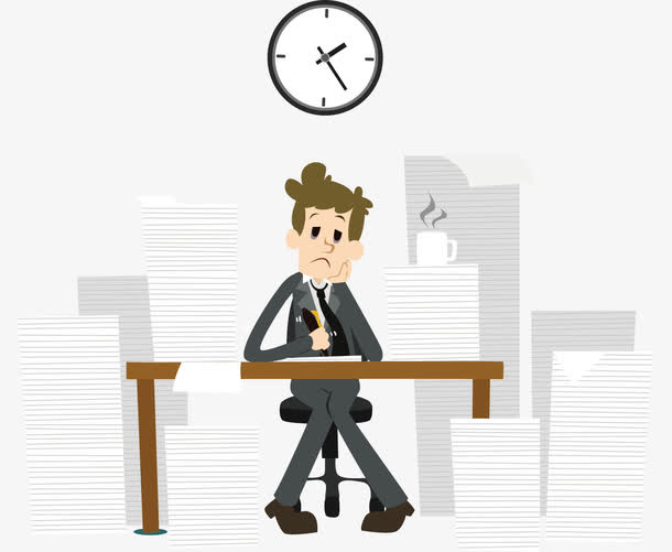 繁忙的职员免抠