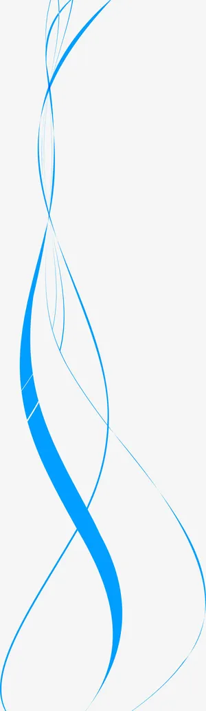 蓝色创意线条免抠