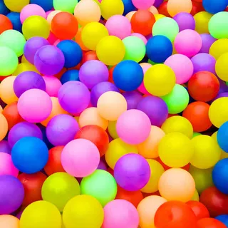 五彩缤纷的气球免抠