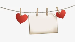 创意照片墙心免抠