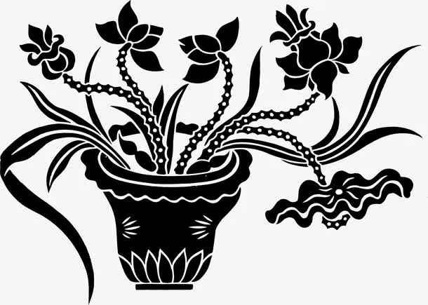 传统古典花纹素材免抠