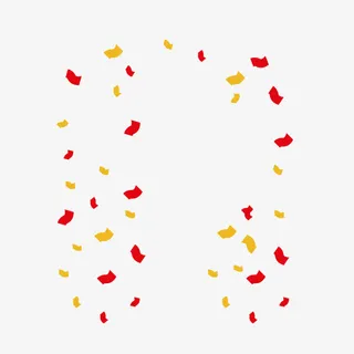 活动彩色碎片矢量图免抠