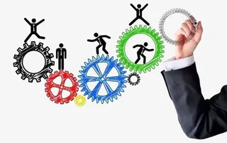 企业培训图案免抠