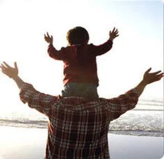 高清摄影父亲节海报免抠