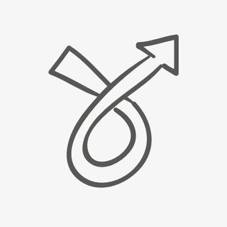 墨迹回旋指向箭头免抠