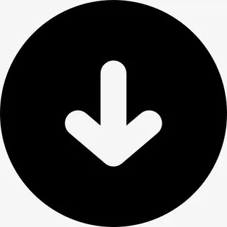 向下箭头在一个圆圈图标免抠