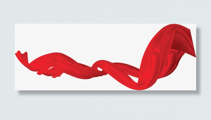 新年春节丝带创意免抠