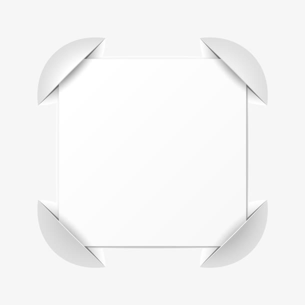 嵌入式相框边框矢量素材免抠