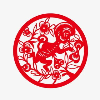 春节剪纸免抠