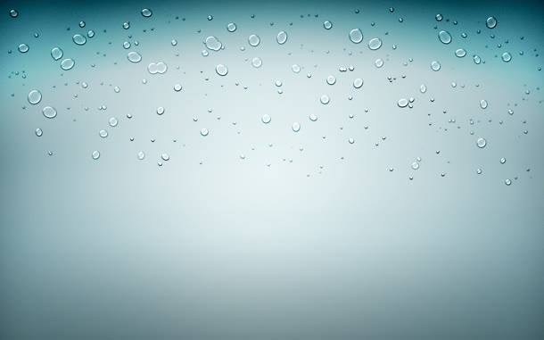 白色水滴灰色背景