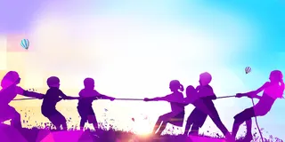 紫色六一儿童节海报背景高清