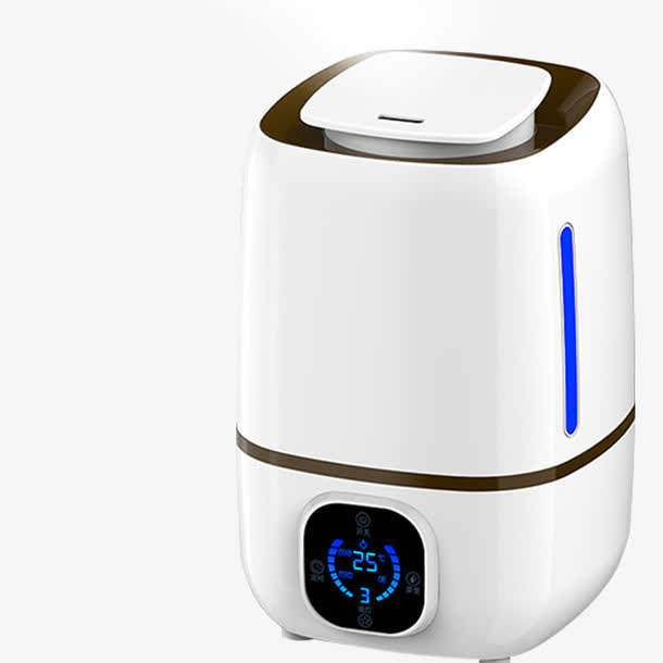 室内炫彩夜灯精油加湿器免抠